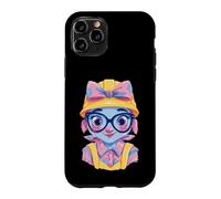 Construction Girl Kawaii Builder Character Portrait Graphic Case for iPhone 11 Pro