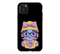 Construction Girl Kawaii Builder Character Portrait Graphic Case for iPhone 11 Pro Max