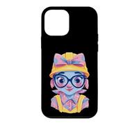 Construction Girl Kawaii Builder Character Portrait Graphic Case for iPhone 12 mini