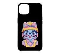Construction Girl Kawaii Builder Character Portrait Graphic Case for iPhone 13