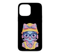 Construction Girl Kawaii Builder Character Portrait Graphic Case for iPhone 13 Pro Max