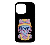Construction Girl Kawaii Builder Character Portrait Graphic Case for iPhone 14 Pro Max
