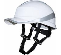 Construction Helmet ABS White Type Baseball Cap Diamond V