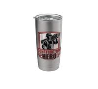 Construction Hero Stainless Steel Insulated Tumbler