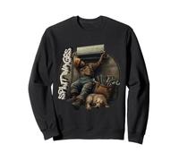 construction hvac electrician plumber union dog wages dead Sweatshirt