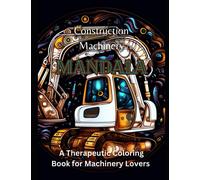 Construction Machinery Mandala: A Therapeutic Coloring Book for Machinery Lovers