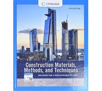 Construction Materials, Methods, and Techniques: Building for a Sustainable Future