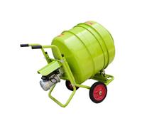 Construction mixer small concrete mixer capacity 150-500kg multi-purpose electric mixer tool (Electric/green-Load 500kg)
