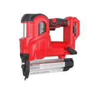 Construction Nailer, 18V 2 in 1 Cordless Electric Nailer/Stapler Gun with 200pcs F50 & 9032(K432) Compatible With 18v B-Series Lithium Battery(Rot)