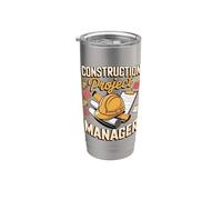 Construction Project Manager Construction Builder Stainless Steel Insulated Tumbler