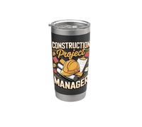 Construction Project Manager Construction Builder Stainless Steel Insulated Tumbler