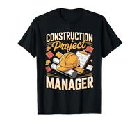 Construction Project Manager Construction Builder T-Shirt