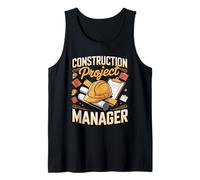 Construction Project Manager Construction Builder Tank Top