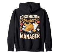Construction Project Manager Construction Builder Zip Hoodie