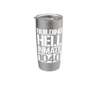 Construction Project Manager Road Worker Crew Stainless Steel Insulated Tumbler