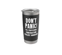 Construction Project Manager Stainless Steel Insulated Tumbler