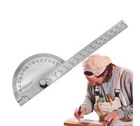 Construction Protractors | Stainless Steel Angle Protractor - Angle Finder Tool Measuring Tool Swingarm Protractors for Math Geometry Drawing