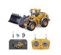 Construction Rc Set Of 4, 2026 New Excavator Trucks with Cool Lights and Sounds, Complete Control Over The Site, Alloy + Plastic Material, 2.4ghz Remote, 360 Rotation (C1)