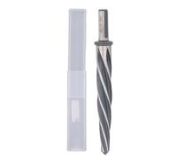 Construction Reamer, High Speed Steel Taper Chucking Reamer Bit, 3/4 Inch Round Shank with 5 Flutes Spiral Slot, Maintenance Reamer for Metal Alloy Aluminum Brass Plastic Iron Nick