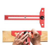 Construction Rulers | Precision Measuring Tools T-Angle - Precision T Ruler,for Carpentry Home ImprovementPainting Hardware Installation