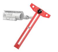 Construction Rules - Aluminum Sliding T-Bracket | Woodworking Angle Ruler For Construction Drawing Painting Hardware Installation Carpentry Renovation