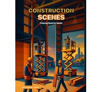 Construction Scenes Coloring Book for Adults: Detailed Building Sites, Heavy Equipment, Cranes and Industrial Scenes for Stress Relief and Creative Relaxation