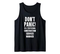 Construction Services Manager Tank Top