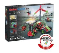 fischertechnik 559879 Professional Green Energy - Kit for Children from 9 Years - Experiment Box for Solar, Wind Power and Hydropower - Includes Solar Panels & Solar Motor - 46.51 x 8 x 23.01 cm