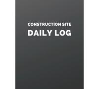 Construction Site Daily Log (Gradient): Quality Daily Project Management Job Report With Info About Project, Employees' and Subcontractors' Performed Work, Safety Checklist and additional Info & Notes