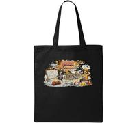 Construction Site Disaster from Poor Planning Natural Cotton Tote Bag Black