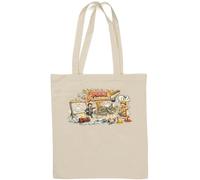 Construction Site Disaster from Poor Planning Natural Cotton Tote Bag White
