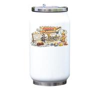 Construction Site Disaster from Poor Planning Vacuum Insulated Thermal Beverage Can Bottle White