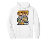 Construction Supervisor Caution Tape Design Pullover Hoodie