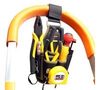 Construction Tool Bag Heavy Duty Work Use Belt for Tools Carpenter Electricians Waist Men Leather Waterproof Multiple Pocket Adjustable Robust Storage Hammer Hold