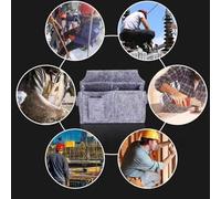 Construction Tool Pouches with Adjustable Belt Waist Bag Single Side Work Pouches Work Apron for Carpenters and Handymen