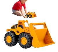 Construction Toy, Construction Wheel Loader, Excavator Toy - Inertia Driving Small Excavator - Fun Freewheeling Vehicle, Educational Vehicles, Toys For toddler, Young Kids And Children's Day