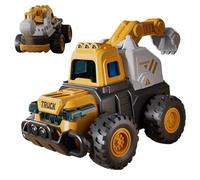 Construction Truck - Beach Sandbox Excavator Toy, Realistic Constructions Vehicle Model, Kids Engineering Play Truck Set, Durable Sand Digger Toy, Stem Learning Construction Toys for Birthday