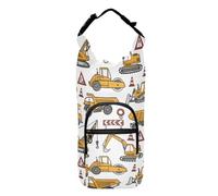 Construction Truck Sling Water Bottle Holder Adjustable Water Bottle Insulated Carrier Hiking Water Bottle Backpack Fits 20/24/32/40 oz Bottles