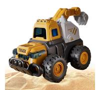 Construction Trucks | Beach Excavator with Movable Joints,Toy Construction Trucks,for Party Outdoor Sandbox Play Daycare Playrooms Preschools Girls Boys Birthday