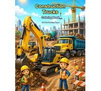 Construction Trucks Coloring Book