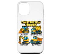 Construction Trucks for Kids Bulldozer Digger Truck Lover Case for iPhone 12/12 Pro