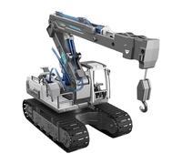 Construction Vehicle Toys - Assembly Engineering Building Toys, Hydraulic Power Tracked Vehicle | Interactive Learning Toy with Realistic Mechanical Features, Educational Project for Kids Development
