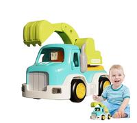 Construction Vehicle Toys | Educational Excavator Transporter Toy Car,Pull Back Engineering Car - for Birthday Party Favor Outdoor Christmas Boys Girls Kids Children