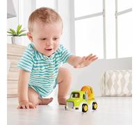 Construction Vehicle Toys,Friction Powered Toy | Engineering Vehicle with Music and Light - for Travel Outside Indoor Playground Birthday Christmas