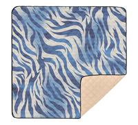 Construction Vehicles Dump Truck Grader Animal Print Style Medium Slateblue Large Stylish Baby Gym & Activity Mat for Floor Waterproof Activity Gym Mat for Baby Kids Toddlers Infants, 50'' x