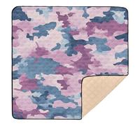 Construction Vehicles Dump Truck Grader Camouflage Soft Thick Baby Play Mat for Floor Waterproof Baby Play Mat Toddler Baby, 127cm x 127cm