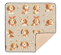 Construction Vehicles Dump Truck Grader Cute Dog Faces Soft Foam Baby Playmat for Floor 1-Piecing Tummy Time Activity Mat for Babies Infants Toddlers, 50'' x 50''