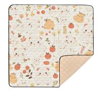 Construction Vehicles Dump Truck Grader Hamster Cucumber Lightgrey Diwali_3 Large Non-Slip Baby Gym & Activity Mat for Indoor Outdoor Water Resistant Baby Crawling Mat for Babies Infants