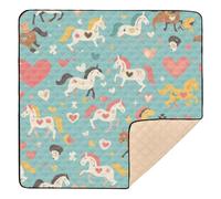 Construction Vehicles Dump Truck Grader Killer Whale on Blue Large Stylish Baby Playmat for Indoor Outdoor Comfortable Baby Kick Crawling Mat for Baby Toddler Infant, 50'' x 50''