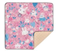 Construction Vehicles Dump Truck Grader Pink Glittering Cute Foldable Baby Gym & Activity Mat for Indoor Outdoor Water Resistant Infant Play Activity Mat for Babies Infants Toddlers, 50'' x